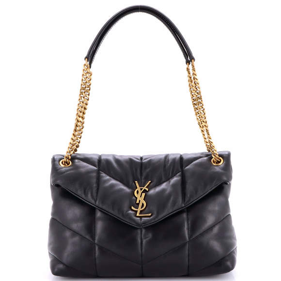 Saint Laurent Medium Loulou Puffer Shoulder Bag Quilted Leather - Picture 1 of 5